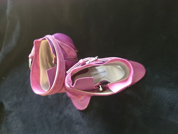 Very RARE Camilla Skovgaard leather and nubuck sandals. Size 6. Purple - Picture 5 of 5